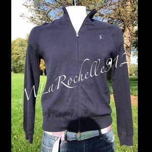 RALPH LAUREN POLO zip up sweater New!